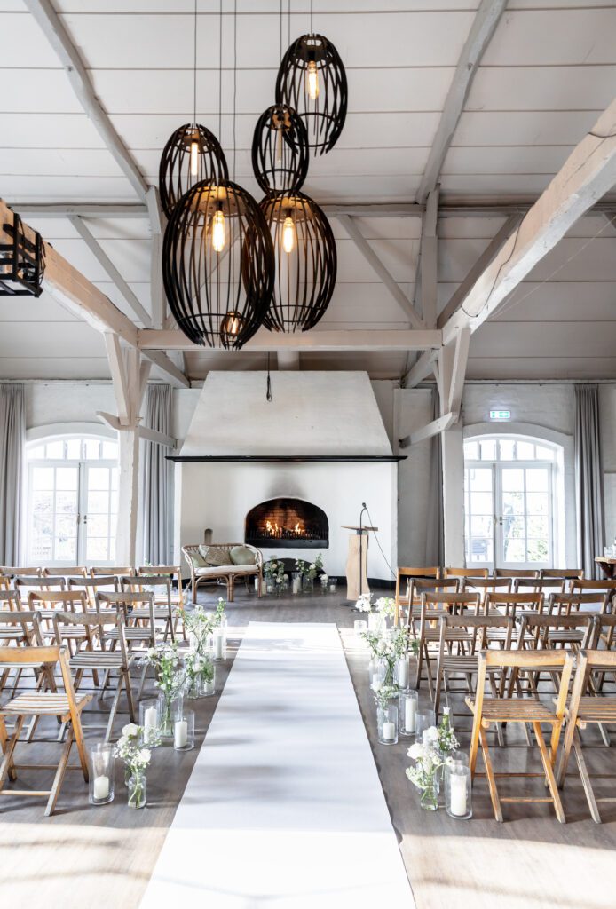 trouwen in de spijker bij Slot Doddendael in de winter